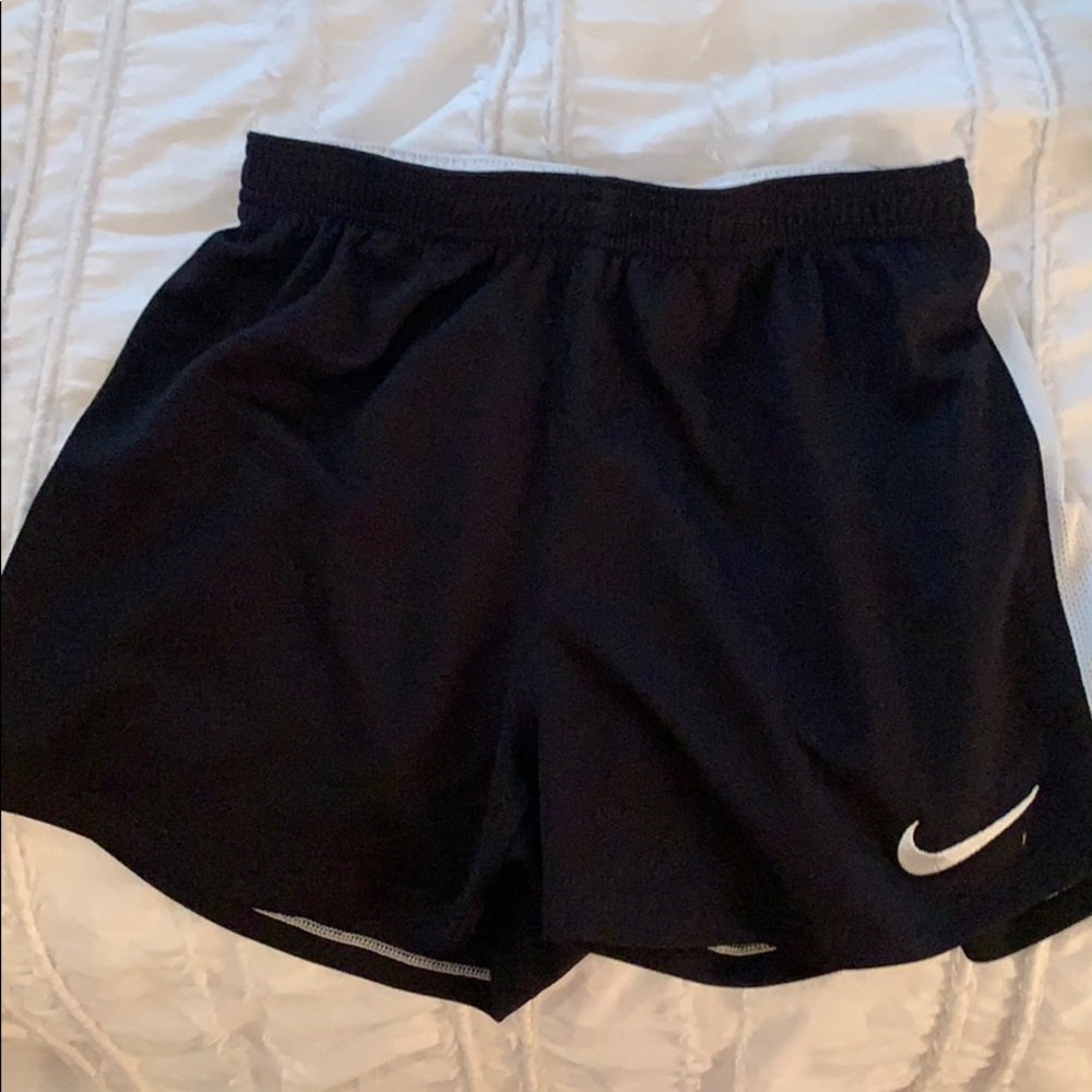 Black Nike athletic shorts